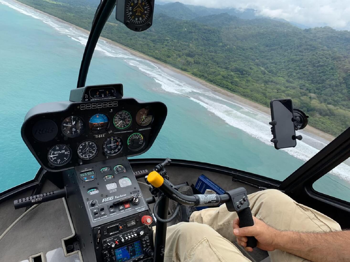 helicopter tour costa rica