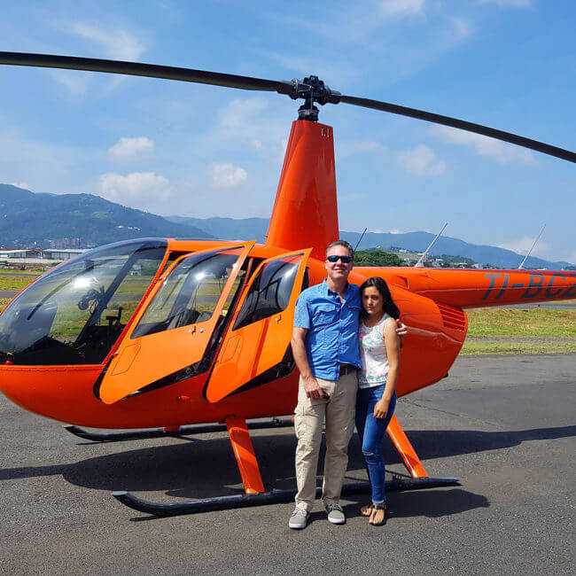 Costa Rica Helicopter tour from San Jose
