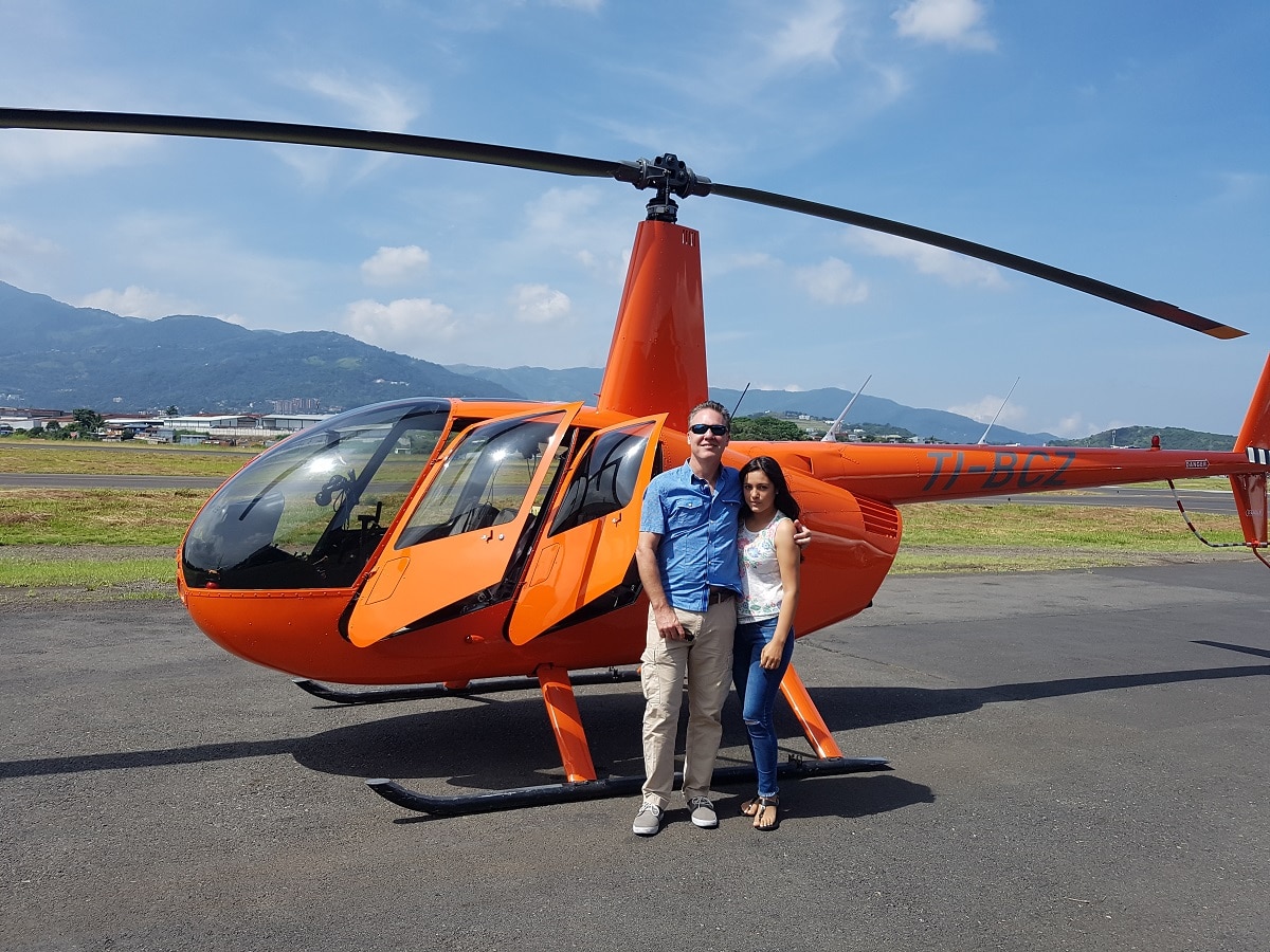 Costa Rica Tours Helicopter tour over Poas Volcano