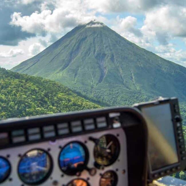 Helicpter tour over Arenal Volcano