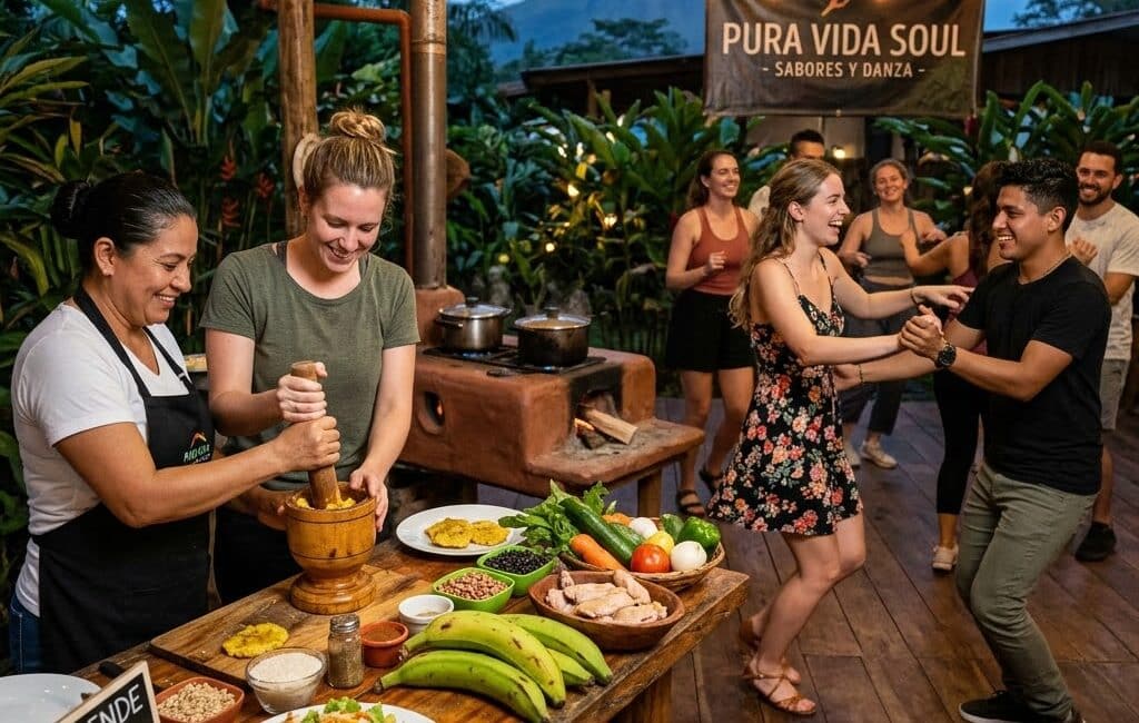 Costa Ricans Flavors & Dance Class
