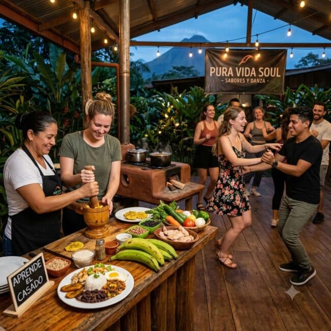 Costa Ricans Flavors & Dance Class