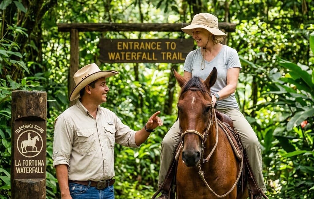 Horseback Riding to La Fortuna Waterfall