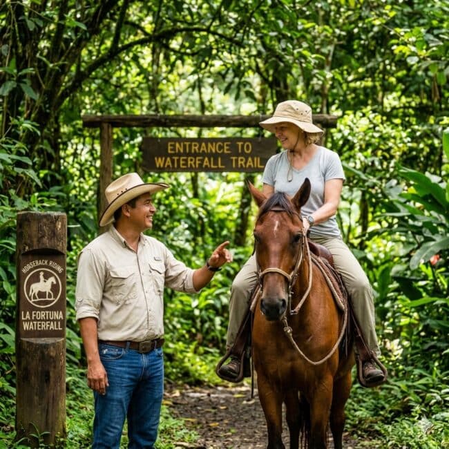 Horseback Riding to La Fortuna Waterfall