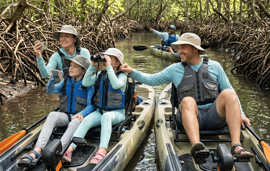 Isla Damas Guided Pedal Kayak Adventure