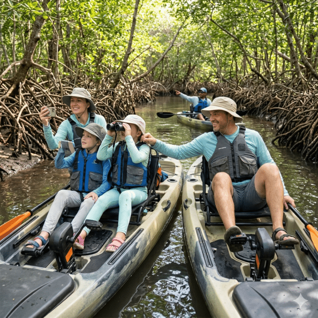 Isla Damas Guided Pedal Kayak Adventure
