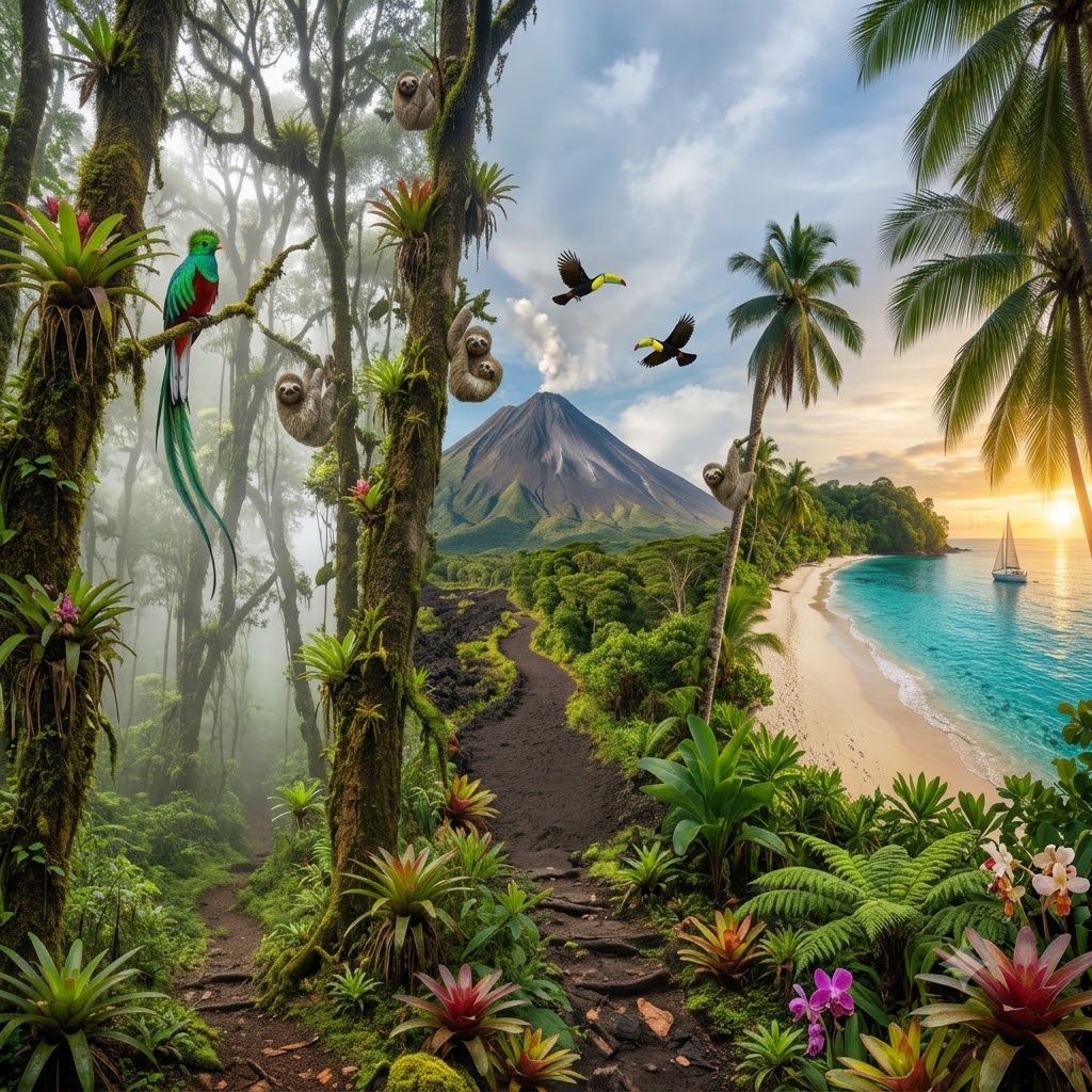 Costa Rica Tours: Suggested 8 to 10-Day Coast-to-Coast Itinerary