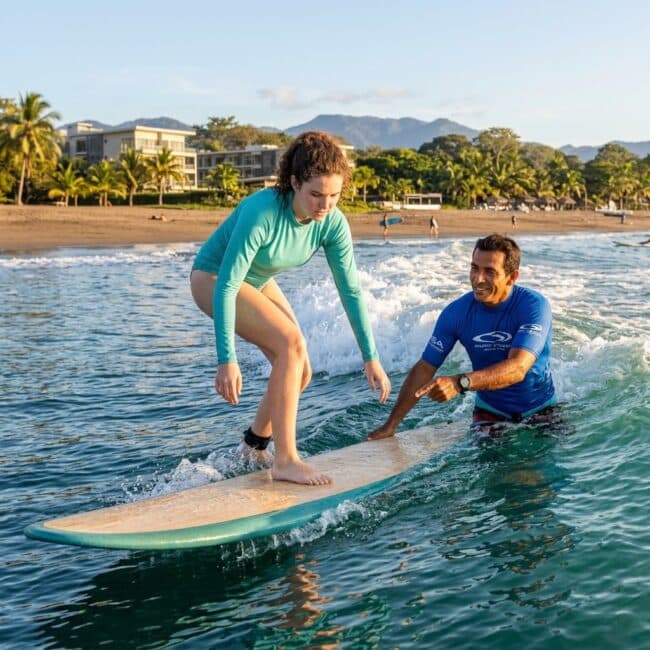 Jacó Beach Private Surf Lesson (Local Pickup)