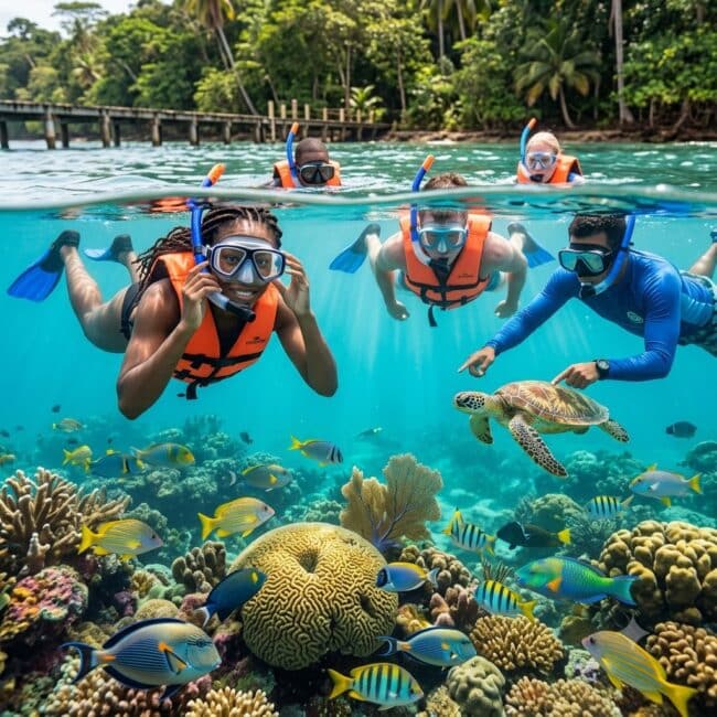 Cahuita Snorkel & Sloth Sanctuary (Shared Tour)
